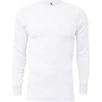 Dovre 660 14 01 Rib Long Sleve Shirt Hvid Large
