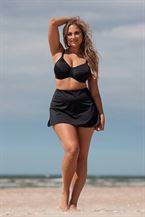 Plaisir Beach Skirt Sort 42/44 - 54/56